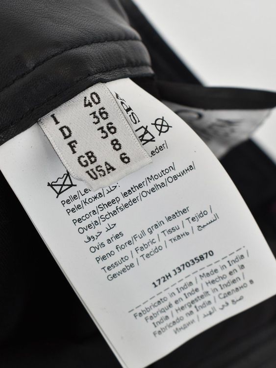 Boutique Moschino Lederhose/Leggings, Gr.36, neuwertig - Hose - 2ND STORY