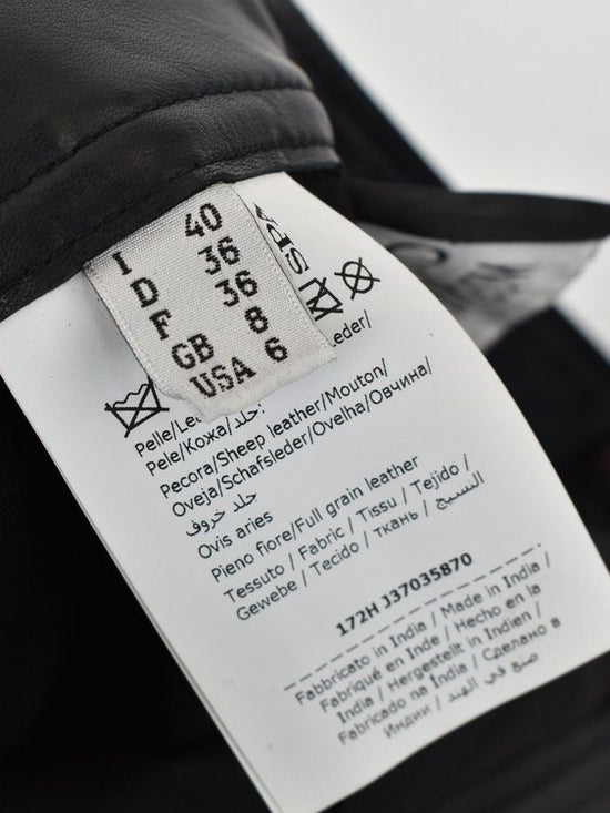 Boutique Moschino Lederhose/Leggings, Gr.36, neuwertig - Hose - 2ND STORY