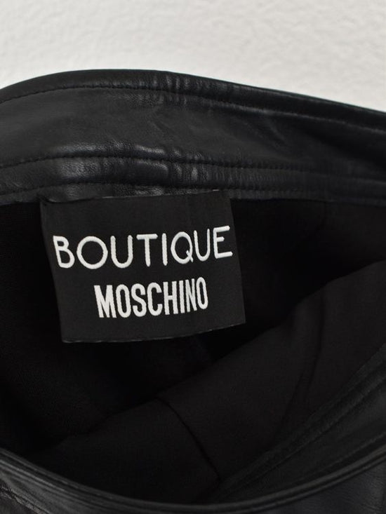 Boutique Moschino Lederhose/Leggings, Gr.36, neuwertig - Hose - 2ND STORY