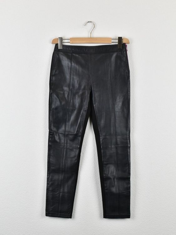 Boutique Moschino Lederhose/Leggings, Gr.36, neuwertig - Hose - 2ND STORY