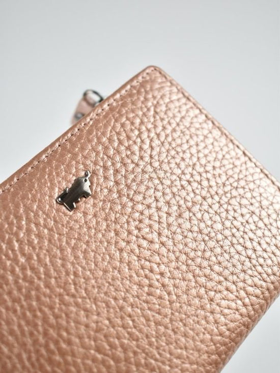 Braun Büffel Portemonnaie, unbenutzt, rosa metallic | 2ND STORY 