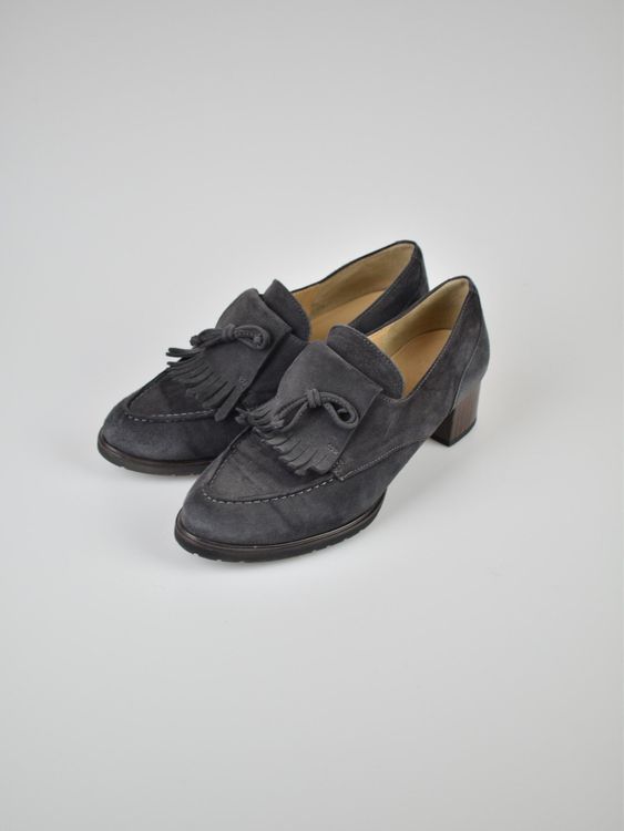 Brunate Loafers / Halbschuhe Gr.37.5, Leder, grau