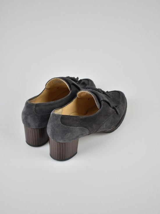 Brunate Loafers / Halbschuhe Gr.37.5, Leder, grau