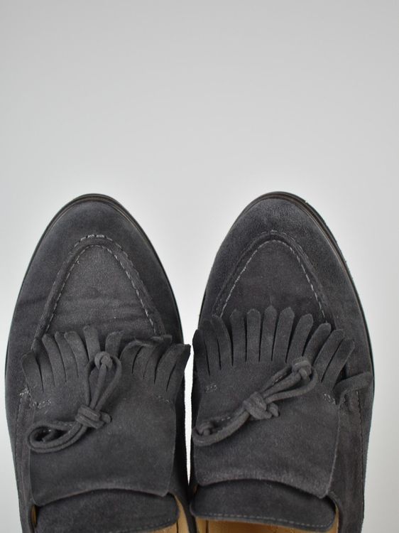 Brunate Loafers / Halbschuhe Gr.37.5, Leder, grau