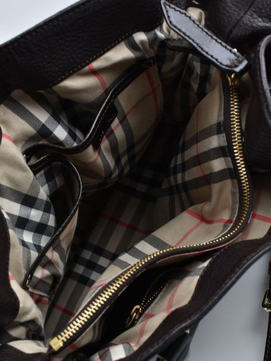 Burberry Golderton Tote Bag, braun, Leder - Handtasche - 2ND STORY