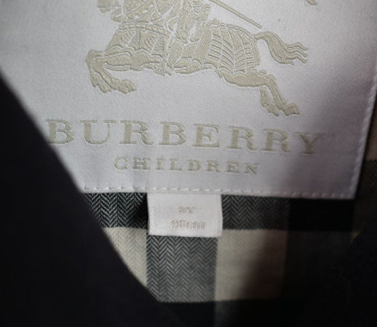 Burberry Mantel Gr.98 ( 3Jahre ), dunkelblau, 72% Wolle | 2ND STORY 