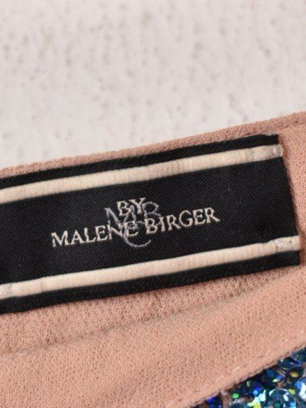 By Malene Birger Pailletten Rock, blau, Gr.34 - 2ND STORY