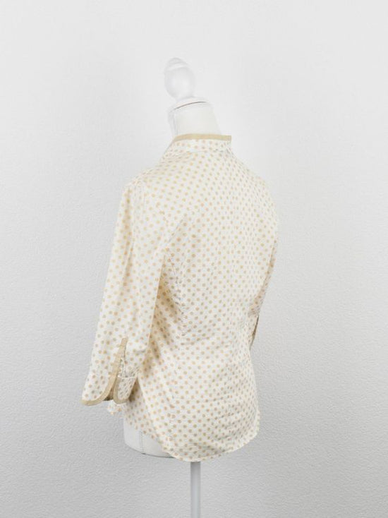 Caliban Bluse, gepunktet, Gr.36 (IT42), 97% Baumwolle