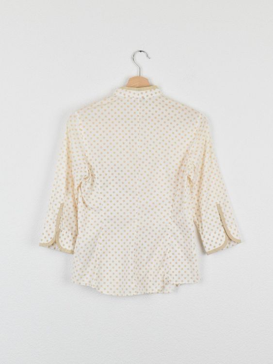 Caliban Bluse, gepunktet, Gr.36 (IT42), 97% Baumwolle