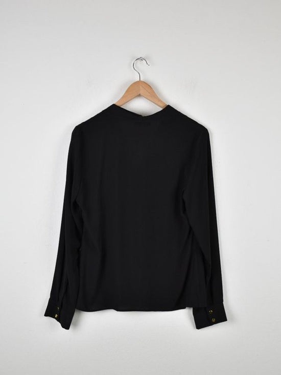 Calvin Klein Bluse Gr.M, schwarz - 2ND STORY