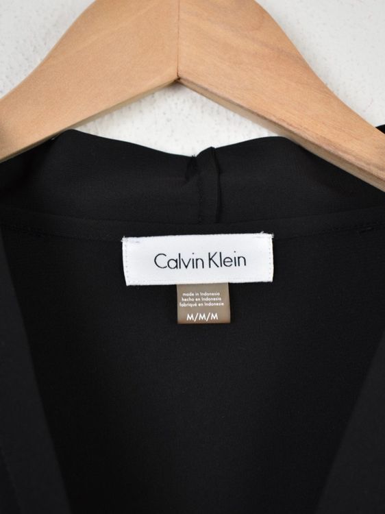 Calvin Klein Bluse Gr.M, schwarz - 2ND STORY