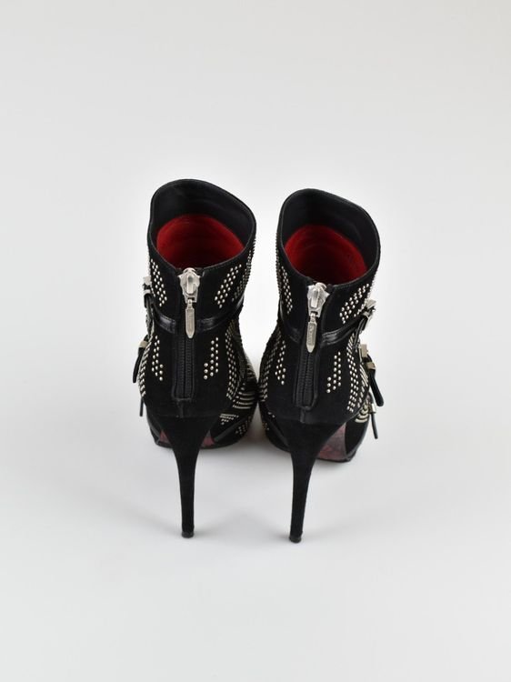Cesare Paciotti High Heels Peep Toe Stiefeletten, Gr.37 - Stiefeletten - 2ND STORY