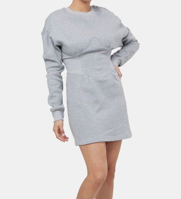 Chiara Ferragni Sweatkleid, Gr.S, grau, neuwertig - Kleid - 2ND STORY
