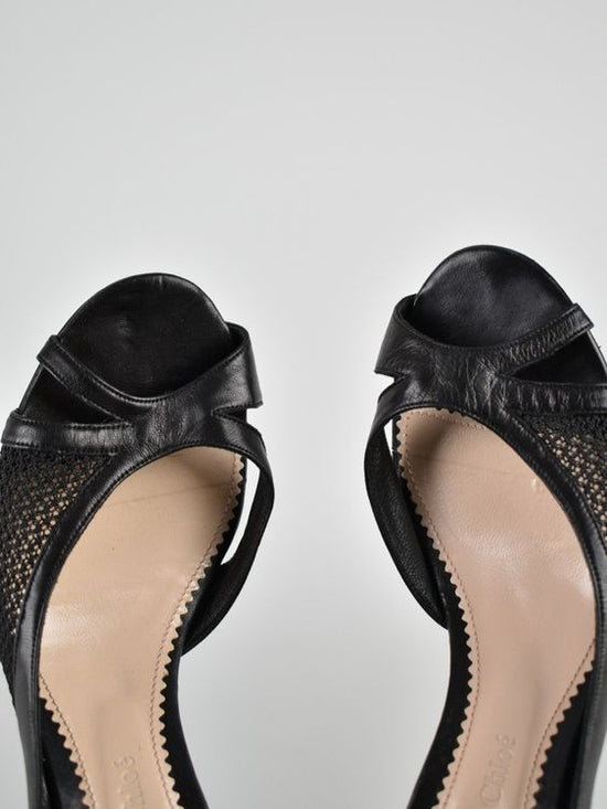 Chloé Pumps / Peep Toes Gr.39, Leder - 2ND STORY