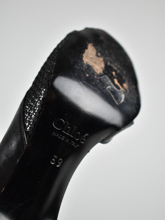 Chloé Pumps / Peep Toes Gr.39, Leder - 2ND STORY