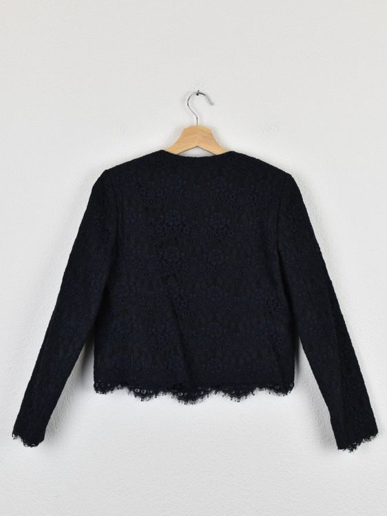 Claudie Pierlot Jacke/Blazer, Gr.36, blau mit Spitze - Jacke - 2ND STORY