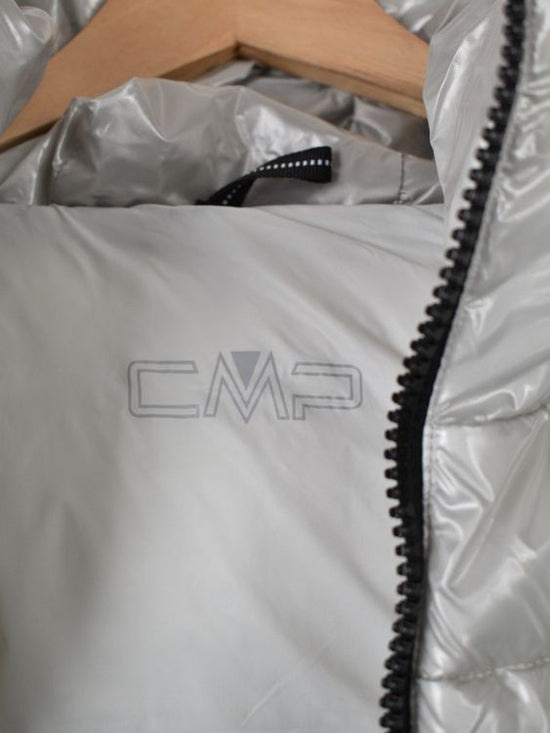 CMP Puffergilet Gr.36, grau Lackoptik - 2ND STORY