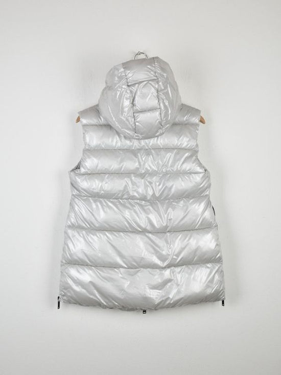 CMP Puffergilet Gr.36, grau Lackoptik - 2ND STORY