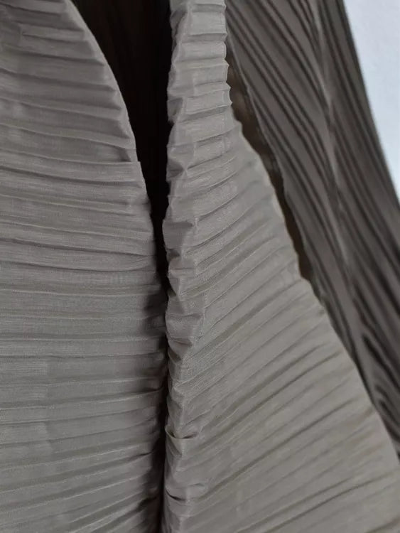 Coast Plissee Kleid, Gr.36, oversized, taupe - Kleid - 2ND STORY