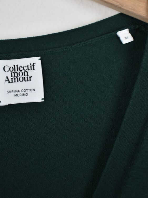 Collectif mon Amour Cardigan, grün, Gr.M - Strickjacke - 2ND STORY