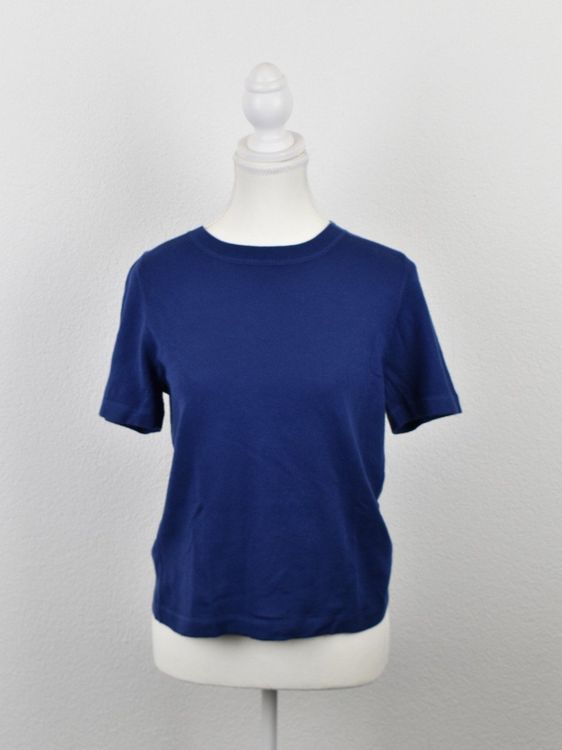 Collectif mon amour Kurzarm Pullover, blau, Gr.S - Pullover - 2ND STORY