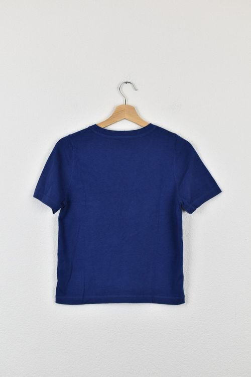 Collectif mon amour Kurzarm Pullover, blau, Gr.S - Pullover - 2ND STORY