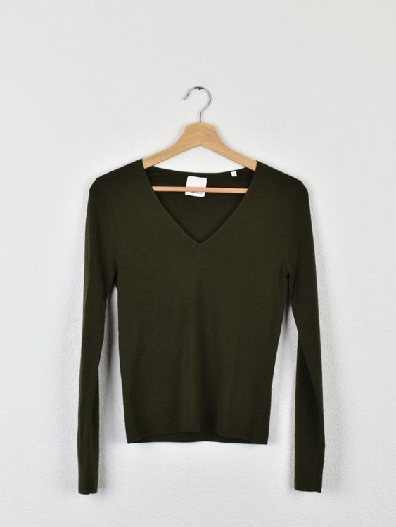 Collectif mon amour Pullover, grün, Gr.S, 100% Merinowolle - Pullover - 2ND STORY