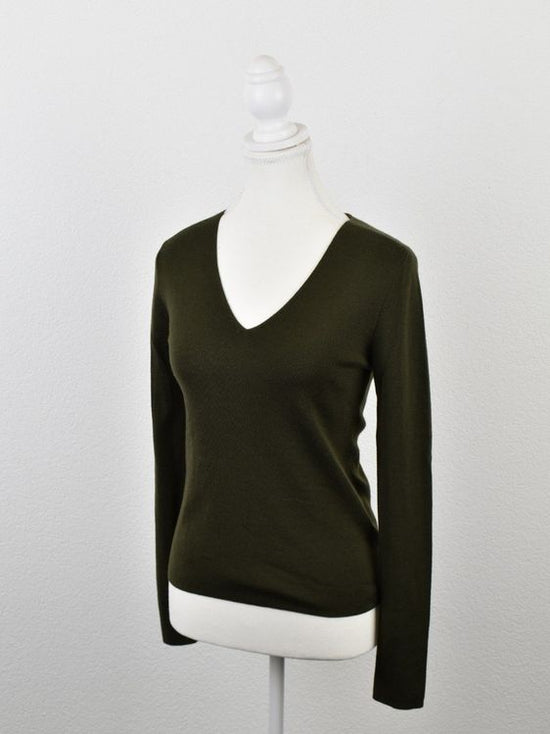 Collectif mon amour Pullover, grün, Gr.S, 100% Merinowolle - Pullover - 2ND STORY