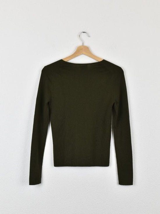 Collectif mon amour Pullover, grün, Gr.S, 100% Merinowolle - Pullover - 2ND STORY