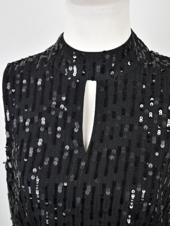 Comma Pailletten Top / Shirt Gr.36