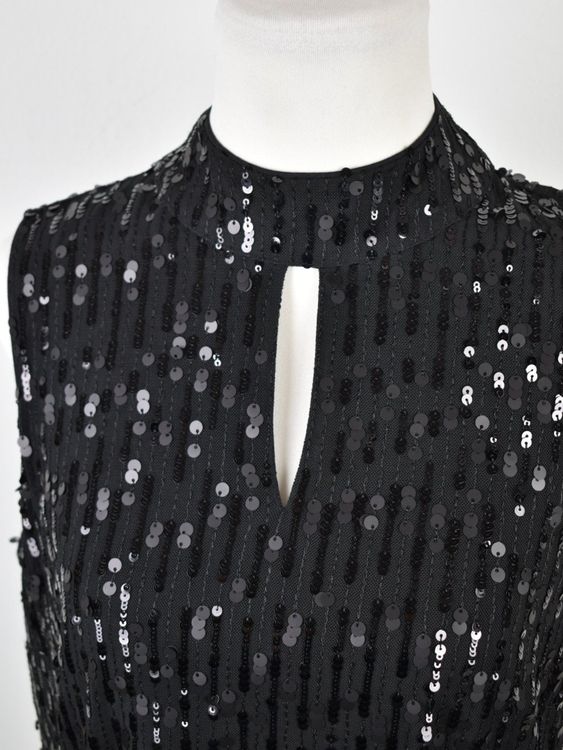 Comma Pailletten Top / Shirt Gr.36
