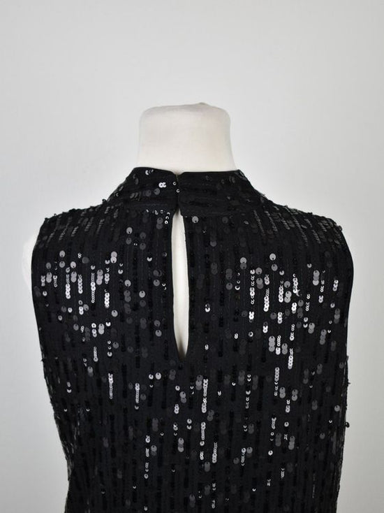 Comma Pailletten Top / Shirt Gr.36