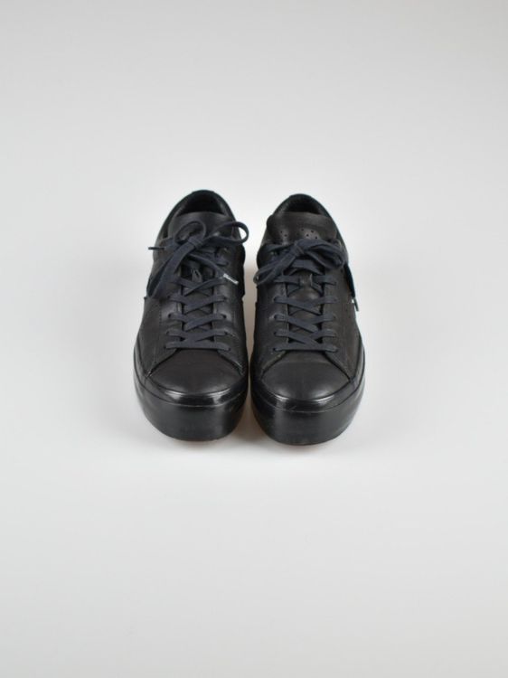 Converse One Star Platform Ox, Gr.41, schwarz, Leder - 2ND STORY