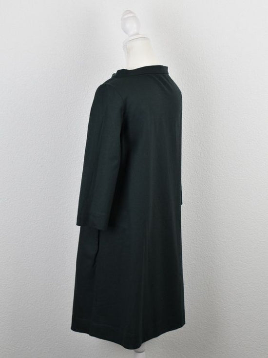 COS Kleid, dunkelgrün, Gr.34/36, 96% Wolle - Kleid - 2ND STORY