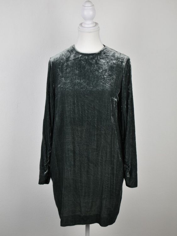 COS Kleid, Samtoptik, Gr.34, Viskose & Seide - Kleid - 2ND STORY