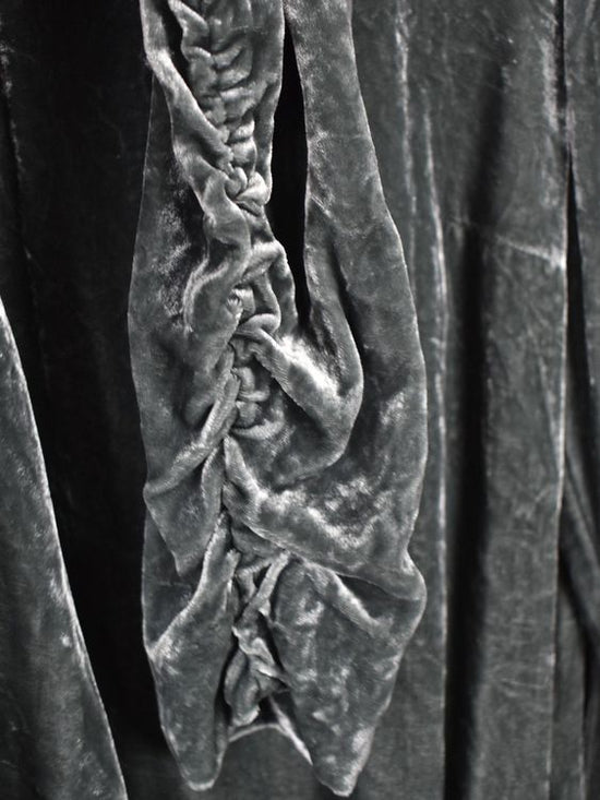 COS Kleid, Samtoptik, Gr.34, Viskose & Seide - Kleid - 2ND STORY