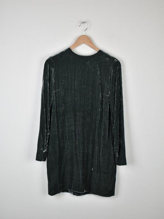 COS Kleid, Samtoptik, Gr.34, Viskose & Seide - Kleid - 2ND STORY