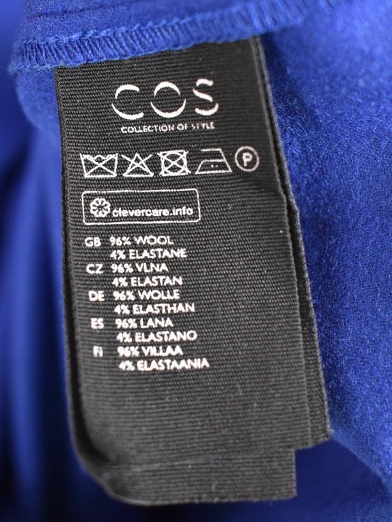 COS Wollkleid Gr.34, blau | 2ND STORY 
