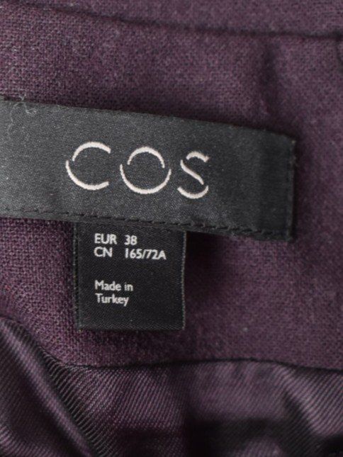 COS Wollrock, aubergine, Gr.38 - 2ND STORY