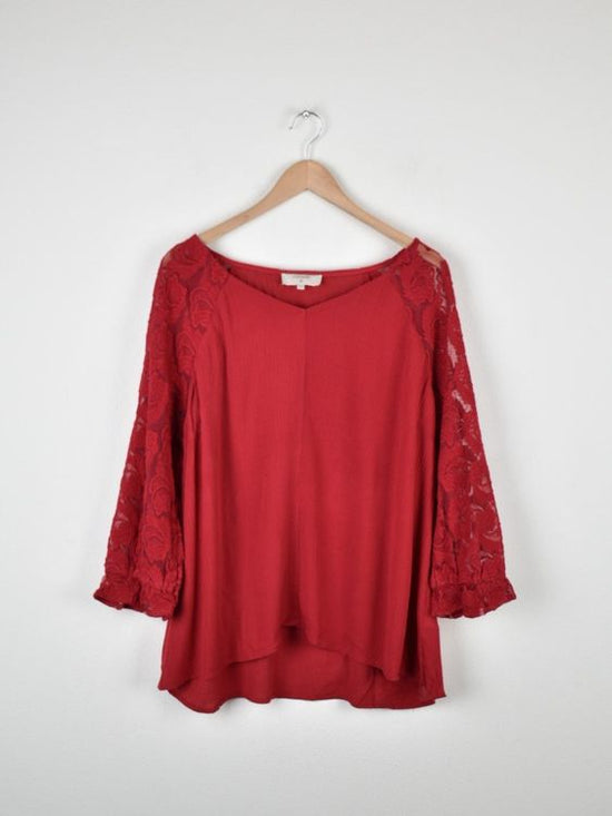 Cream Bluse, Gr.42, Viskose - Bluse - 2ND STORY