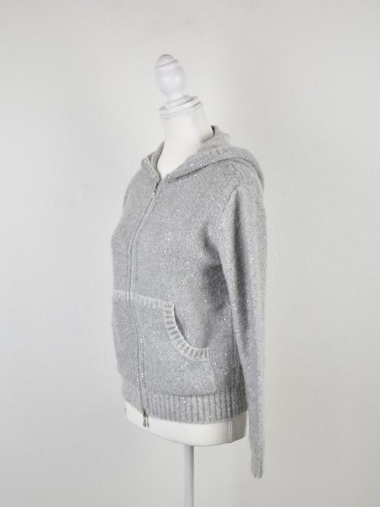 D. EXTERIOR Strickjacke mit Kapuze, Gr.XS/S, neuwertig - 2ND STORY