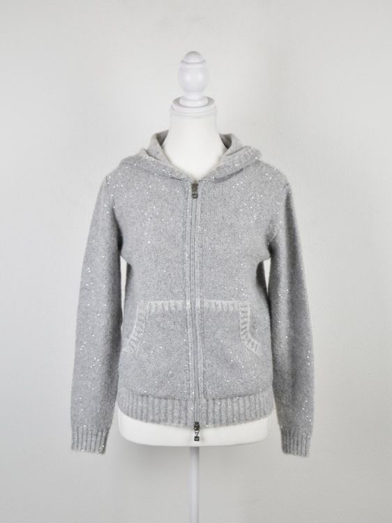 D. EXTERIOR Strickjacke mit Kapuze, Gr.XS/S, neuwertig - 2ND STORY
