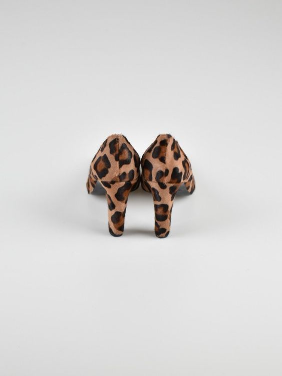 Day Pumps, Fell Animalprint, Gr.39, neuwertig