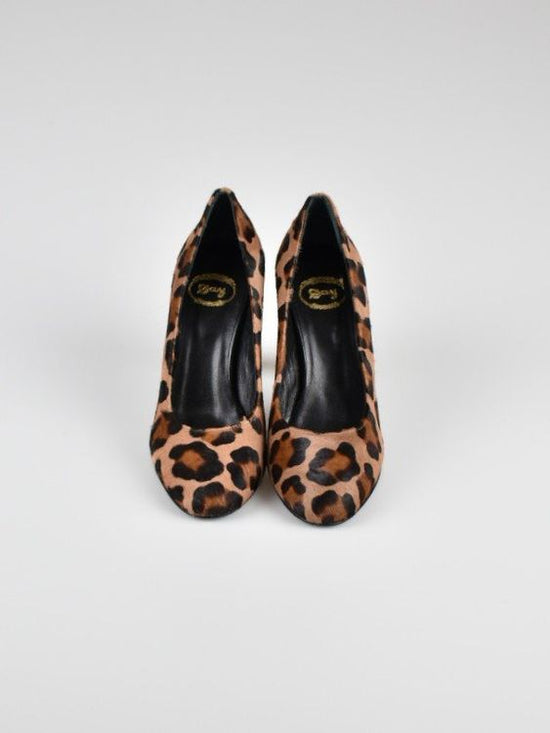 Day Pumps, Fell Animalprint, Gr.39, neuwertig