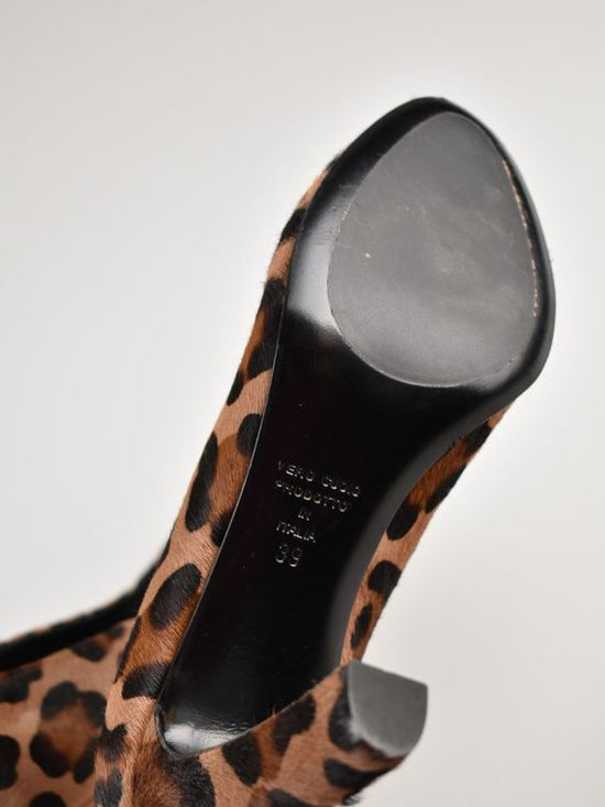 Day Pumps, Fell Animalprint, Gr.39, neuwertig