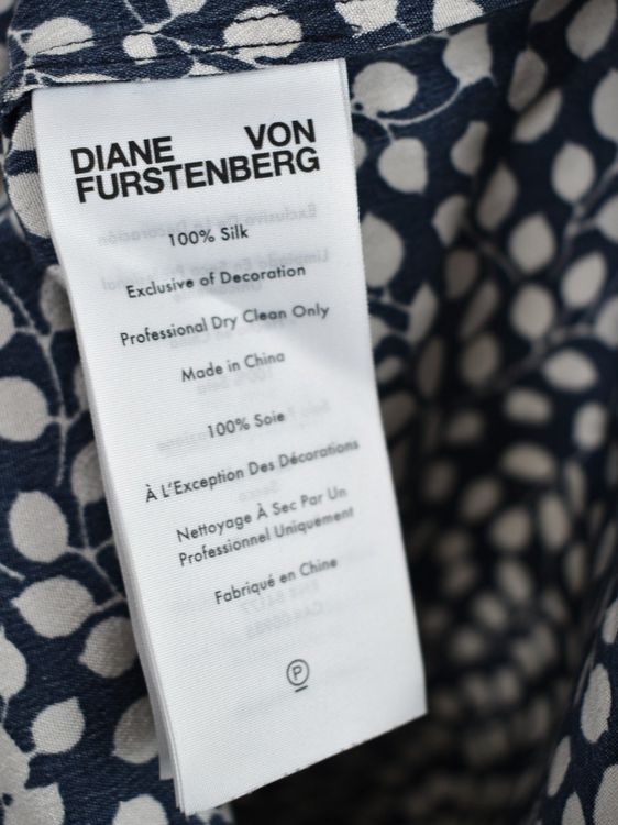 Diane von Furstenberg Kleid, Gr.L, 100% Seide