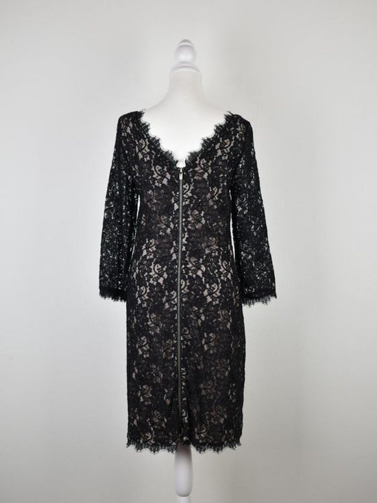 Diane von Furstenberg Spitzenkleid Gr.40/42 (US12), schwarz