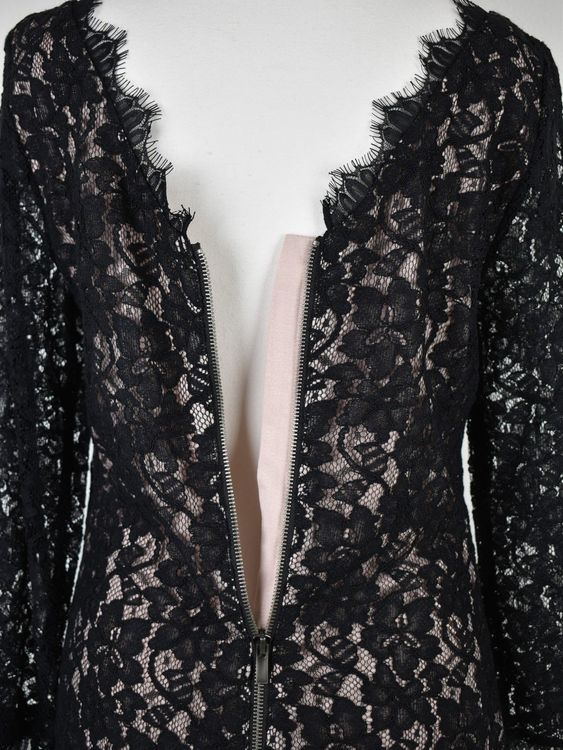 Diane von Furstenberg Spitzenkleid Gr.40/42 (US12), schwarz