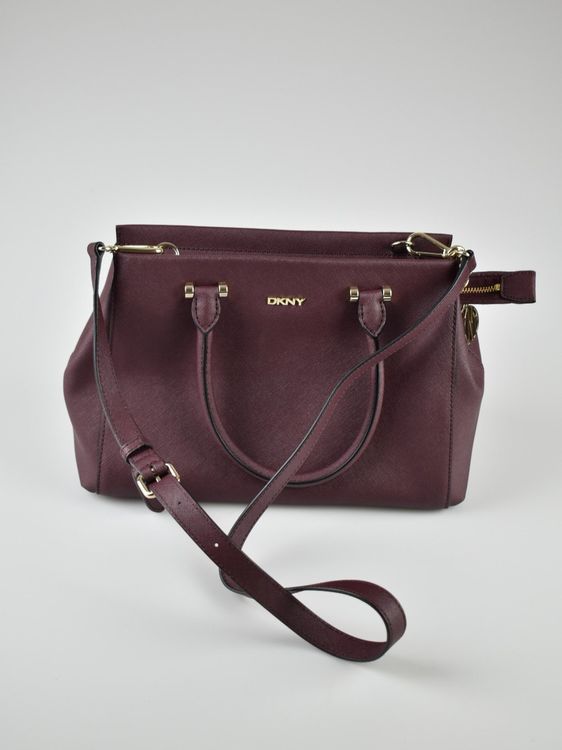 DKNY Hand/Umhängetasche, neuwertig, burgundy - Handtasche - 2ND STORY