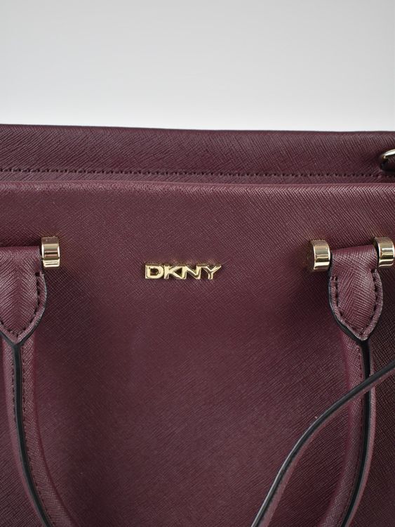 DKNY Hand/Umhängetasche, neuwertig, burgundy - Handtasche - 2ND STORY